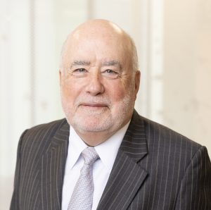 A headshot of Michael Horgan, Chairperson of Research Ireland.