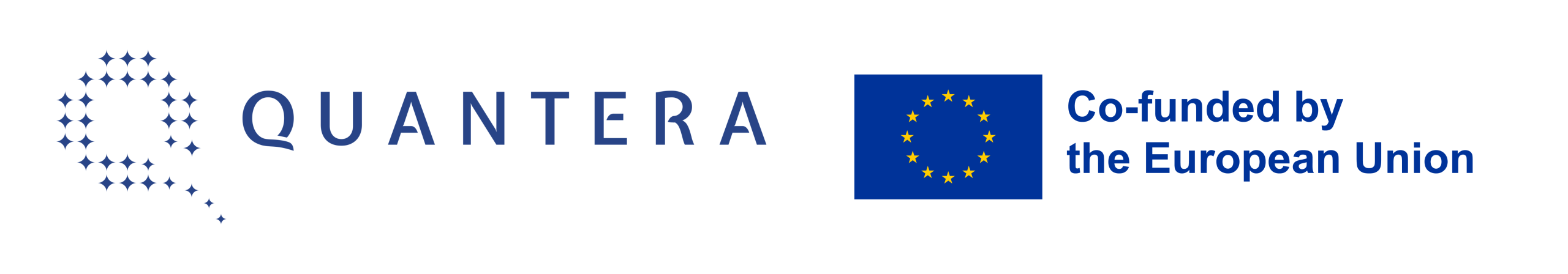The QuantERA and the EU-Co-Fund logos