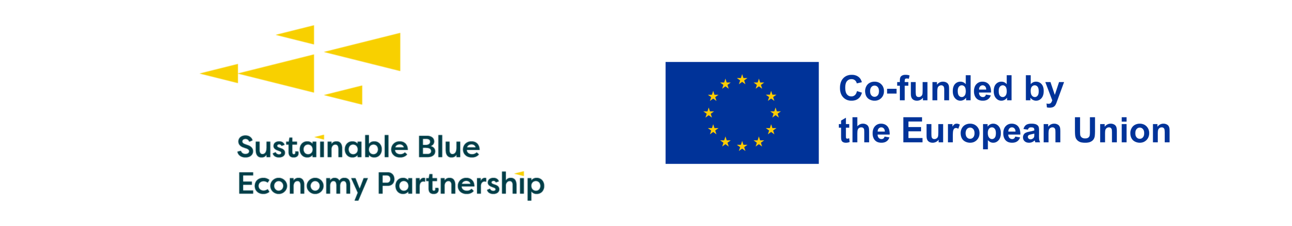 The The Sustainable Blue Economy Partnership and EU-Cofund logo